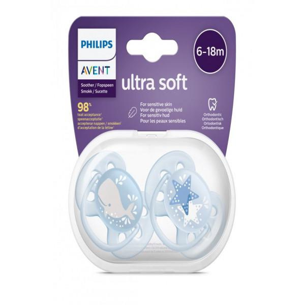 Philips Avent Ultra Soft Pacifier 618 M Wish
