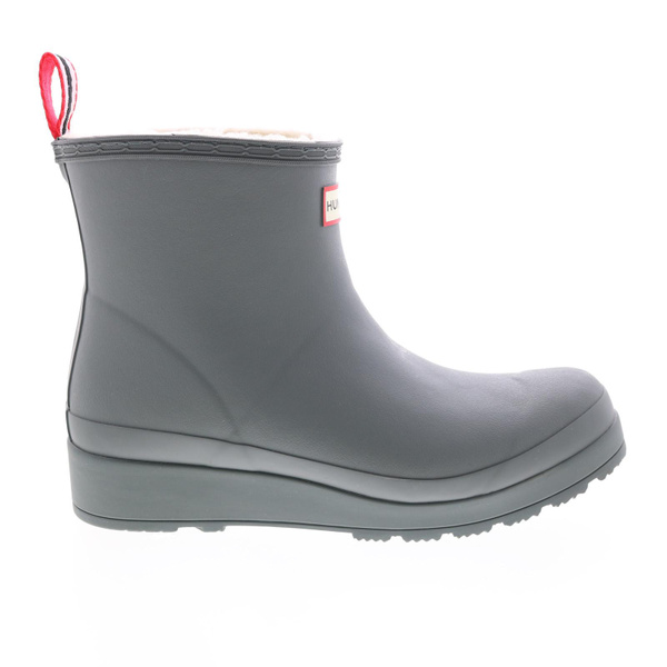 Hunter Play Short Insulated Boot WFS2235RMA-UBY Womens Gray Rain Boots ...