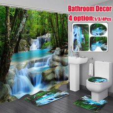 sceneryshowercurtain, Bathroom, Bathroom Accessories, Home Decor