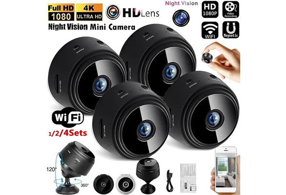 Mini Camera Espion WiFi, ® 4K Ultra HD Mini Camera Surveillance