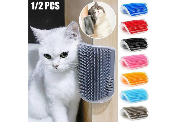 Dropship 1/2pcs Corner Scrubber Cat Scratcher Massage Brush Scratcher Toy  Cat Scratch Board, Wall Corner Cat Brush Pet Groomer Tool Brush Comb Pet  Supplies to Sell Online at a Lower Price