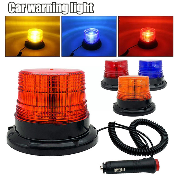 orange flashing warning light car