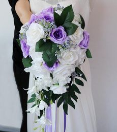 waterfallweddingflower, artificialwhiteflower, Bridal, Bride