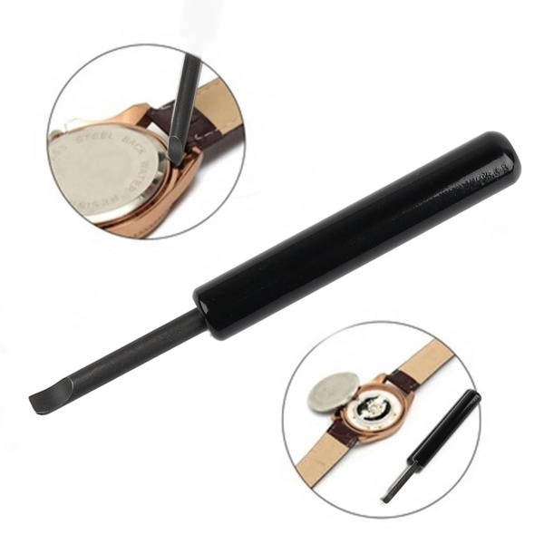 Watch Back Remover Tool Case Opener Lever Battery Change Pry Snap Metal