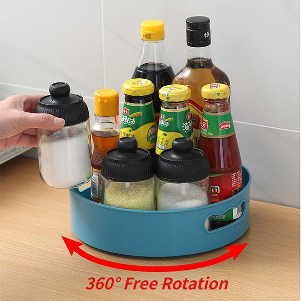 360° Free Rotation Multi-Function Rotating Tray/Kitchen Organizer ...