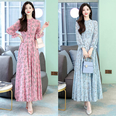 temperamentwomensclothing, slimfitdres, long skirt, womens dresses