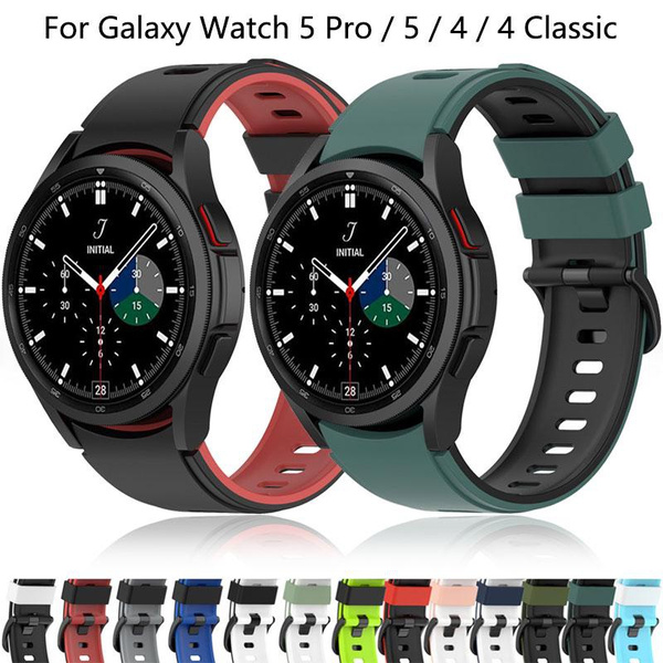 20mm Watch Band For Samsung Galaxy Watch 4 Classic 42mm 46mm Silicone