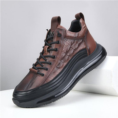 Tenis, Plus Size, Leather Boots, Spring/Autumn