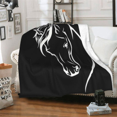 horse, Sofas, Blanket, Fleece