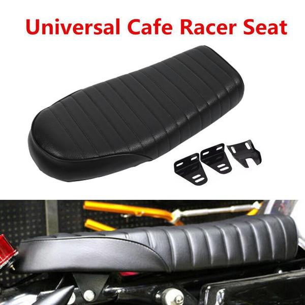 Shoe Bench Retro Racer 1 Set Motorcycle Vintage Scramble Flat Cafe Racer Seat Cushion Retro ...