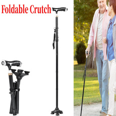 foldablecrutch, Outdoor, led, elderlywalkingstick
