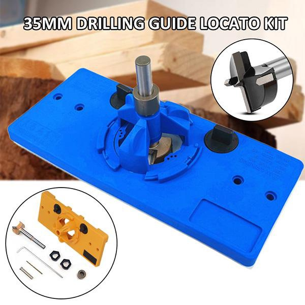 SHDY 35mm Concealed Hinge Drilling Jigs Hinge Hole Saw Jig Drilling