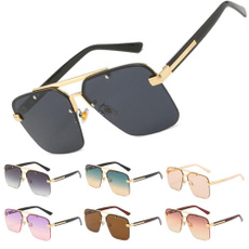halfframesunglassesformen, Fashion, UV400 Sunglasses, Sunglasses