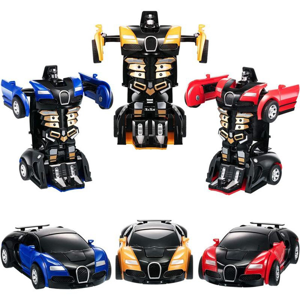 Robot Car Toy 2 in 1 Deformation Car for Kids Boys Playing Christmas