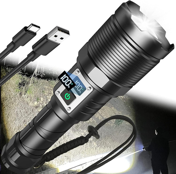 Flashlights High Lumens Rechargeable,100000 Lumen Brightest Led ...