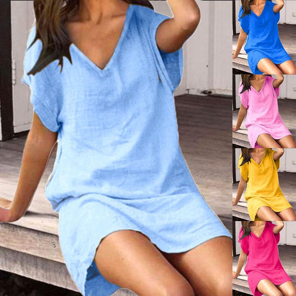 It's Now Cool Premium tie dye pop mini summer beach dress in multi | ASOS
