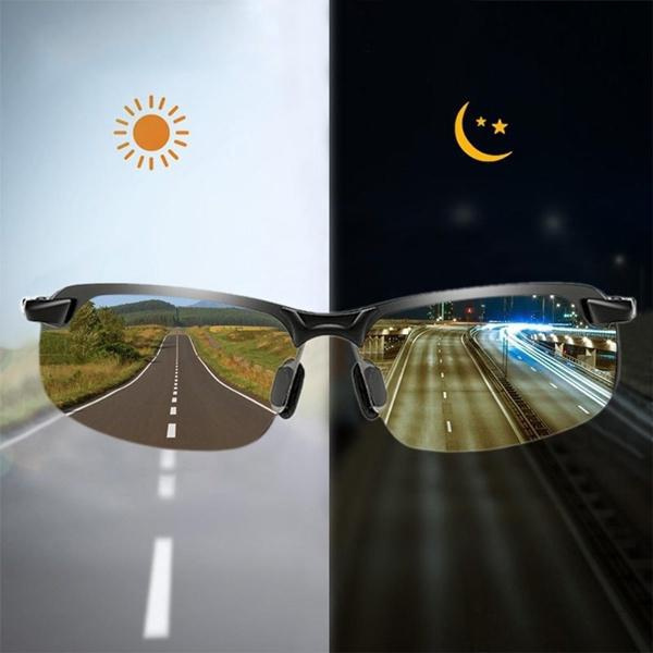 Polarized Photochromic Sunglasses Men's UV400 Drive Transition