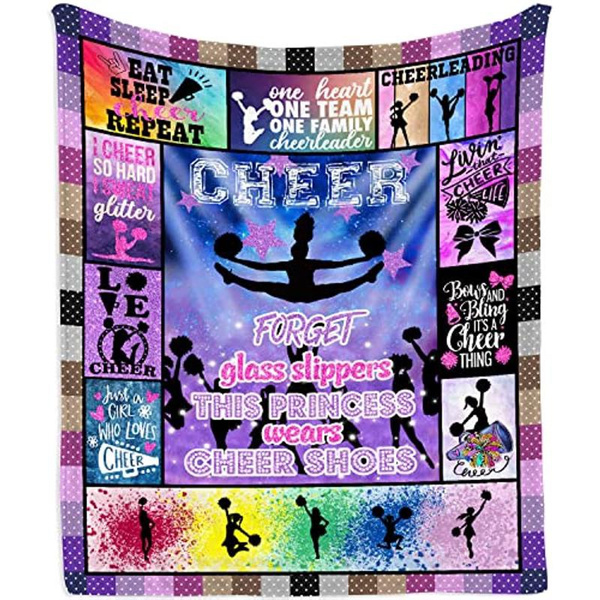 Cheerleader Gifts Blanket Cheerleading Gifts for Girls Cheer Gifts