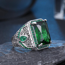 ringsformen, Fashion, 925 sterling silver, emeraldring