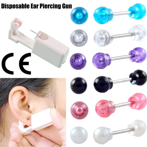New Ear Piercing Gun Disposable Ear Piercing Tool Easy To Use Ear