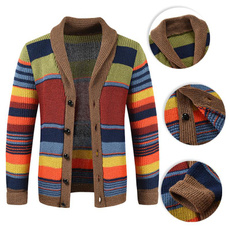 Thicken, Fashion, Colorful, sweater coat