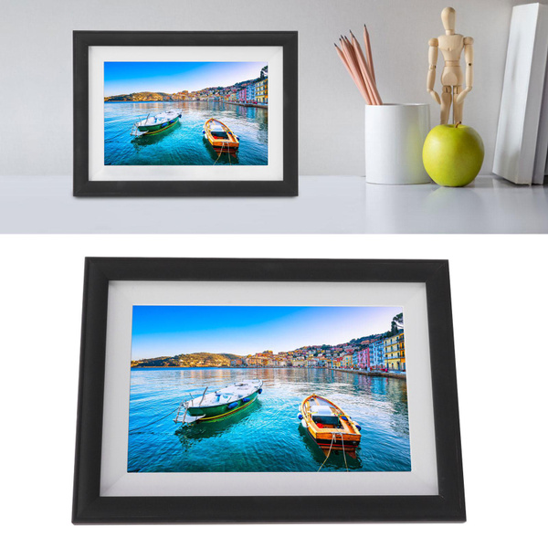 HD 10in Electronic Album Wifi Wooden 16G Memory Smart Transmission With