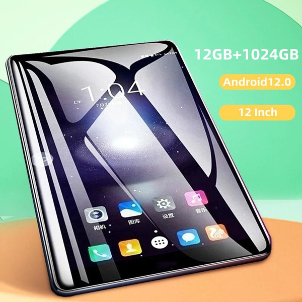 2023 Tablet 12 inch 4G/5G Dual SIM Card 12GB RAM+1024GB ROM Android 12.