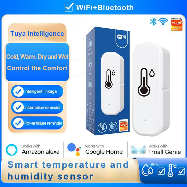 Smart Temperature And Humidity Sensor App Remote Monitor For Smart