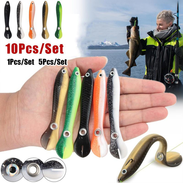 10cm 6g Soft Fishing Lure 10/5/1Pcs/Lot TTail Soft Bait Bionic Bait