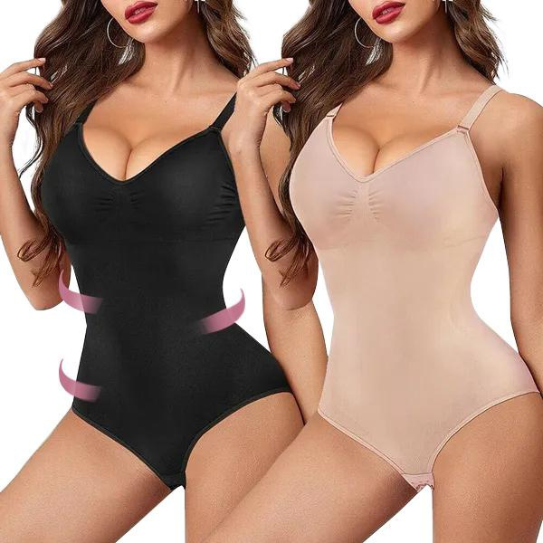 Shapewear Bodysuit for Women Slimming Tummy Control Body Shaper Corset  Seamless Jumpsuits Bodycon Leotards Compression Underwear One Piece Tops  with Adjustable Spaghetti Straps | Wish