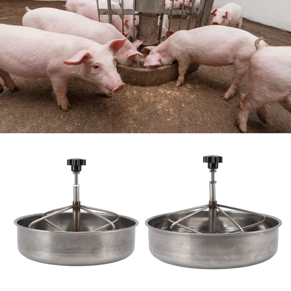 Stainless Steel Piglets Feeding Trough Plate Pig Feed Trough Farm ...