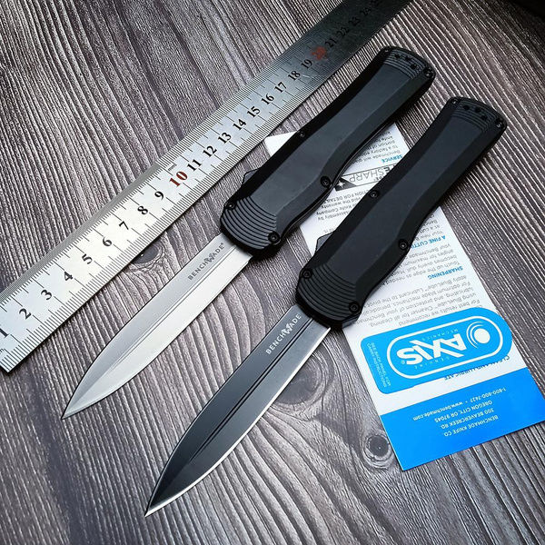 NEW Tactical Spring Knives Benchmade 3400 Autocrat AUTO OTF Knife 3.71