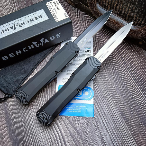 Benchmade Spring Assisted AUTO Knife S30V Double Edge Dagger Blade