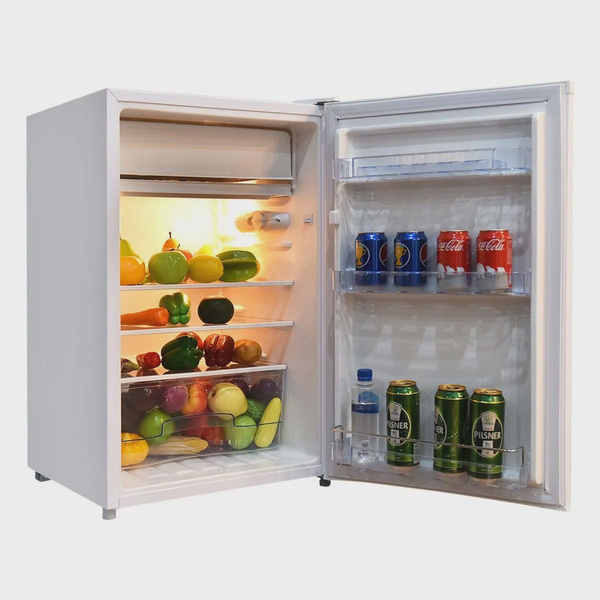 White Mini Refrigerator Fridge Electric Minibar Refrigerator 123 Liters