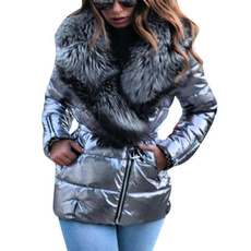 casual coat, Jacket, Plus Size, fur