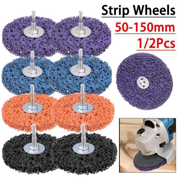 1/2Pcs Strip Wheel Stripping Wheels Quick Change Easy Strip Discs for