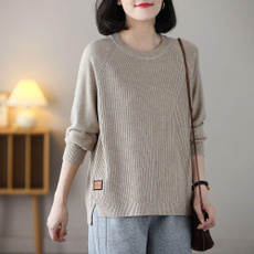 Fashion, sweaters for women, Sleeve, pullover sweater