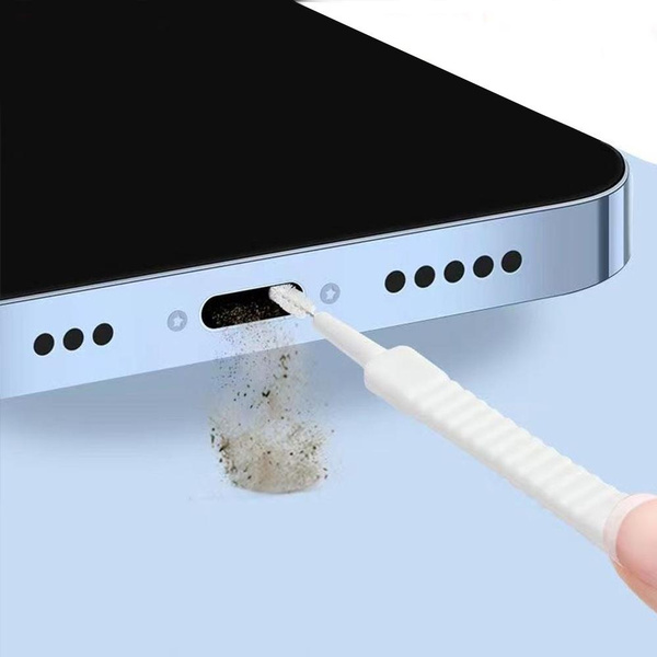 Multifunctional Mobile Phone Charging Port Cleaning Brush 65mm Dust Shower Hole Cleaning Mini