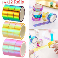 10 Rolls Double Sided Adhesive Tape for Arts, Crafts, Photography,  Scrapbooking, Card Making, Gift Wrapping, Office School Stationery Supplies