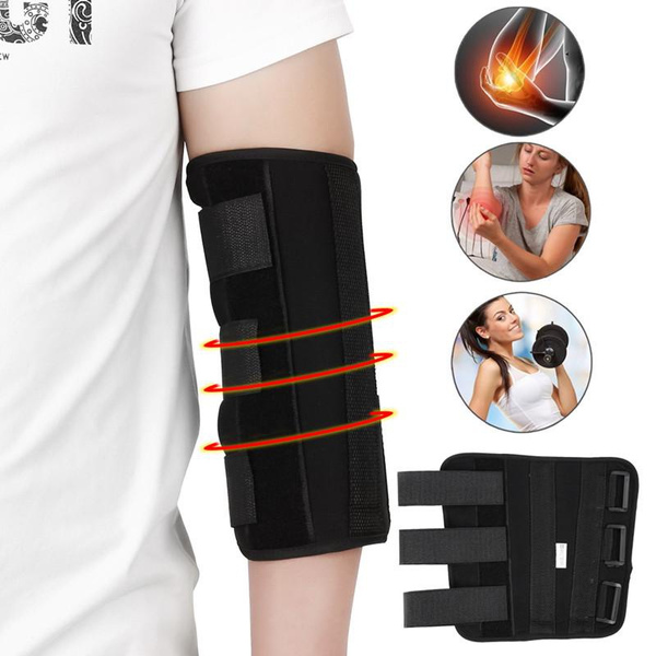 Elbow Brace, Night Elbow Sleep Support Elbow Splint, Adjust Stabilizer Breathable Upper Limb