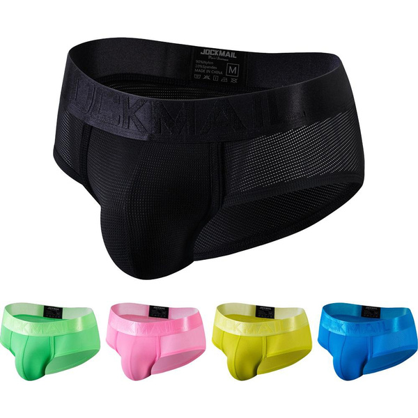 Fashion Quick Drying U Pouch Underwear Men Boxer Briefs Soft Breathable ...