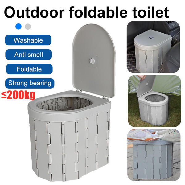 Portable Toilet Folding Commode Car Toilet Camping Toilet For Travel Bucket Toilet Seat for
