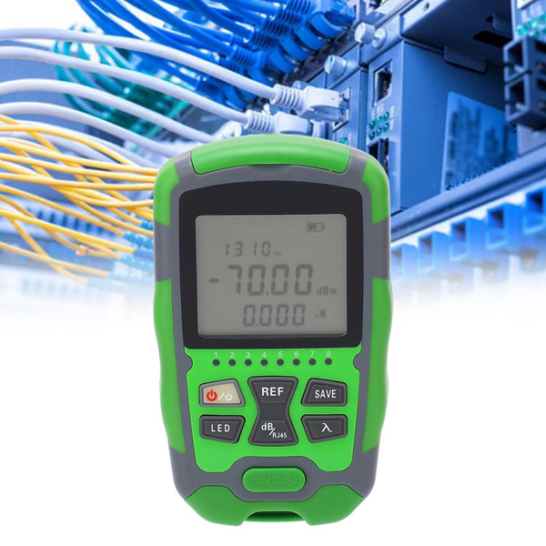 Optical Fiber Power Meter, ‑70+10dbm Digital Display Optic Cable