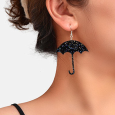 Black Earrings, earringgift, Umbrella, Jewelry