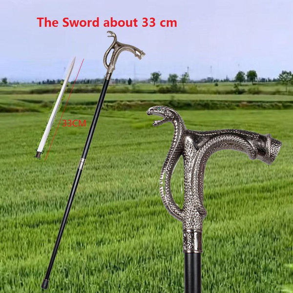 CobraHead Luxury Walking Stick Cane for Men Fashion Decorative Walking Canes Party Vintage
