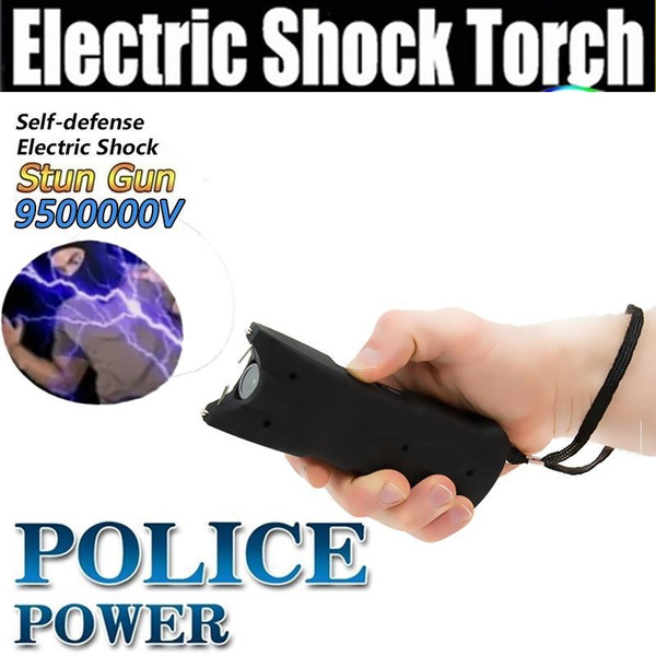 2023 New Police Flashlight Wand Stun Gun with Strong Light Tasers
