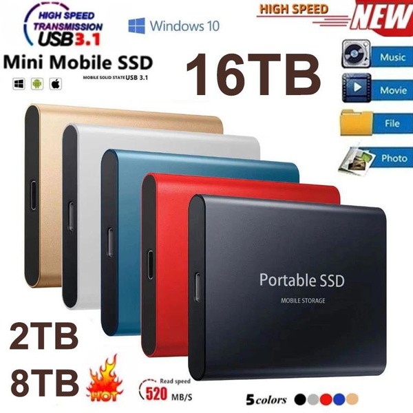 8tb ssd external hot sale hard drive