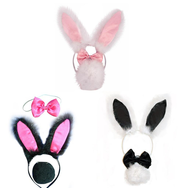 Faylay Cosplay Plüsch-Bunny-Ohren Kopfband – Süßes Hasenohr-Headwear Für Kostümpartys & Halloween