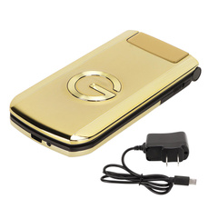 , Mobile Phones, gold, flipcellphone