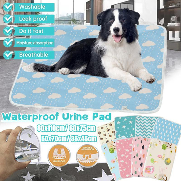 4 Size Large Waterproof Reusable Dog Urine Pad Waterproof Pet Training